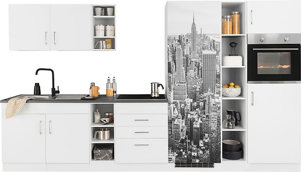 KOCHSTATION Küchenzeile »KS-Paris – Küchen mit einzigartigen Fotomotiven au günstig online kaufen