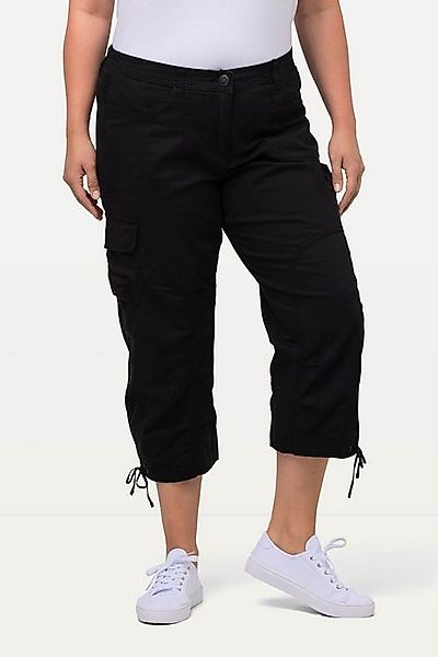 Ulla Popken Cargoshorts 7/8-Cargohose Komfortbund günstig online kaufen