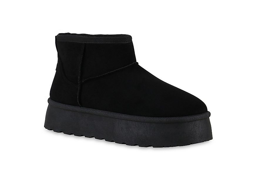 VAN HILL 840868 Winterstiefelette Damen Warm Gefütterte Winter Boots Bequem günstig online kaufen