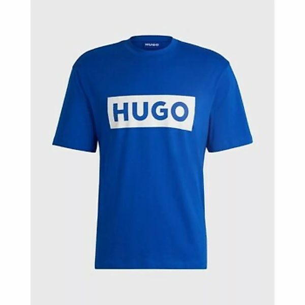 HUGO Blue T-Shirt Nico mit großem Logo-Print, Unisex günstig online kaufen