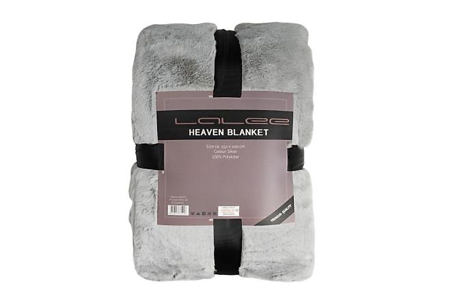 150x200 Kuscheldecke HEAVEN HEB 800 von Lalee silver günstig online kaufen