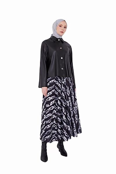 ARMİNE Blusenjacke Kurze Lederjacke Armine – Moderne und elegante Hijab-Mod günstig online kaufen