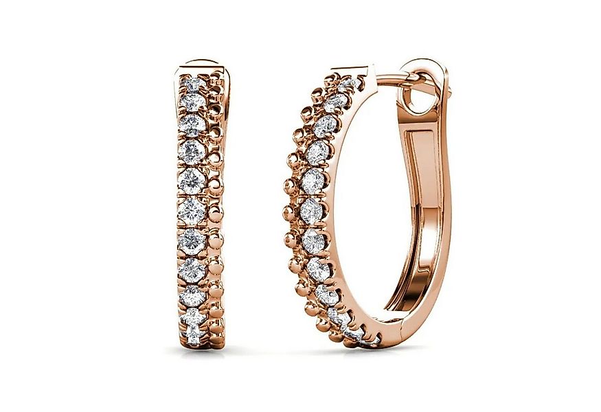 Ella Eisvogel Klappcreolen Aleah Klapp-Kreolen 24 kubische Zirkonia Ohrring günstig online kaufen