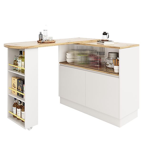 MODFU Bartisch 360° drehbares Sideboard (Barschrank günstig online kaufen