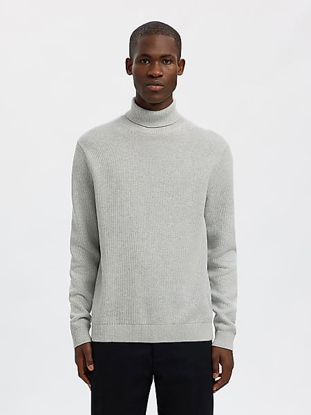 SELECTED Rollkragenpullover "SLHDANE LS KNIT STRUCTURE ROLL NECK NOOS" günstig online kaufen