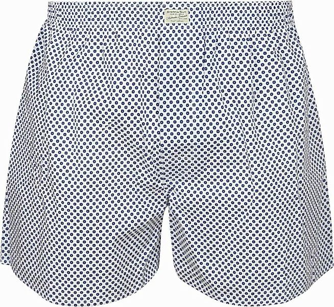 Steppin' Out Boxershort Blumen Blau - Größe S günstig online kaufen