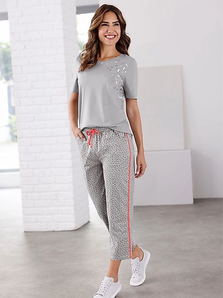 Rundhalsshirt "Freizeitshirt", 1 Stk. günstig online kaufen