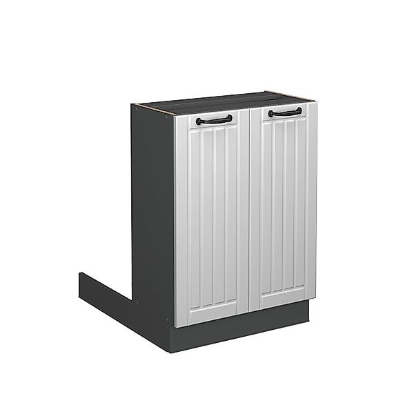 Vicco Unterschrank Fame-Line, Weiß Landhaus/Anthrazit, 60 günstig online kaufen