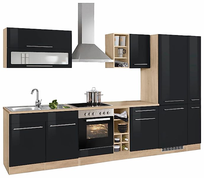 KOCHSTATION Küchenzeile »KS-Eton«, mit E-Geräten, Breite 330 cm günstig online kaufen