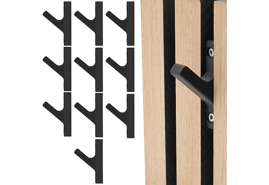 TSB Werk Kleiderhaken Garderobenhaken Akustikpaneele Kleiderhaken, (10-St), günstig online kaufen