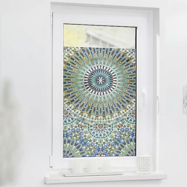 LICHTBLICK Fensterfolie Ornament bunt B/L: ca. 50x100 cm günstig online kaufen