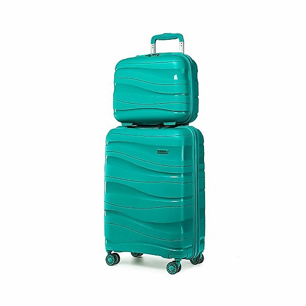 KONO Handgepäck-Trolley Leicht Hartschalenkoffer Reisekoffer mit günstig online kaufen