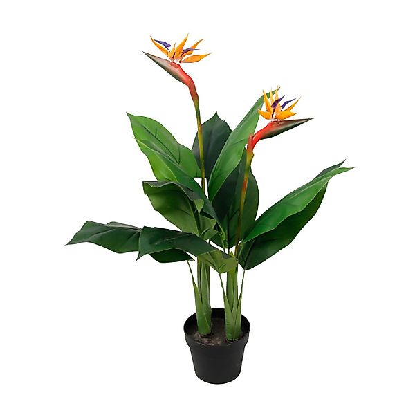 Kunstpflanze Strelitzie mit Blüte, Paradiesvogelblume, Kunstpflanze, günstig online kaufen