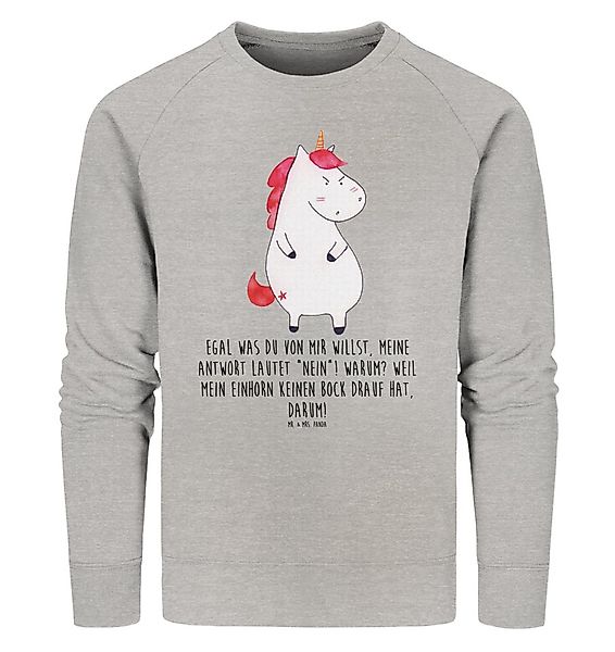 Mr. & Mrs. Panda Longpullover Einhorn Wut Größe XS - Heather Grey - Geschen günstig online kaufen