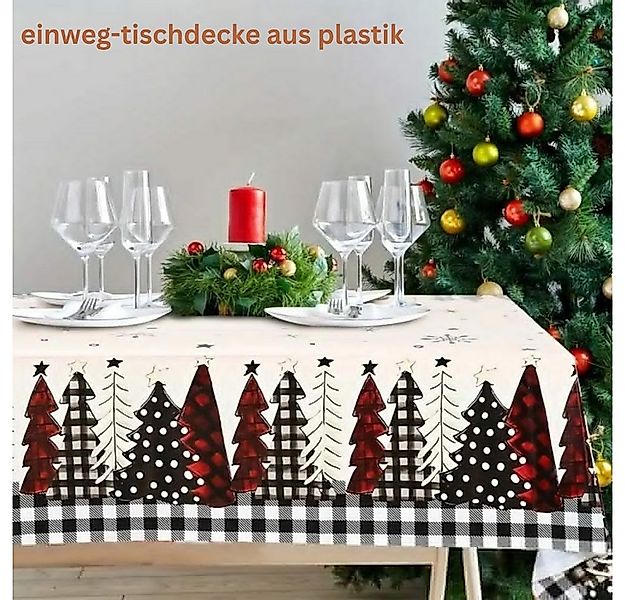 Montegoni Tischdecke Weihnachts-Tischdecke 220x130cm, abwischbar, festliche günstig online kaufen