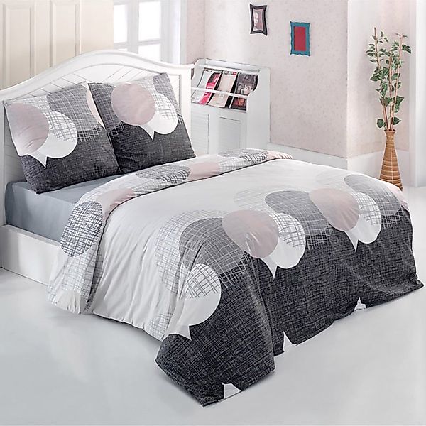 Buymax Bettwäsche Jadore, Renforce, 3 teilig, Bettbezug-Set 200x220 cm 100% günstig online kaufen