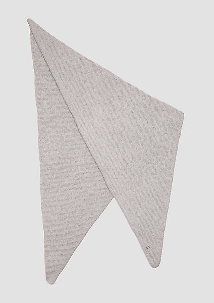 s.Oliver Schal Tuch, Triangel-Schal mit Strickmuster günstig online kaufen