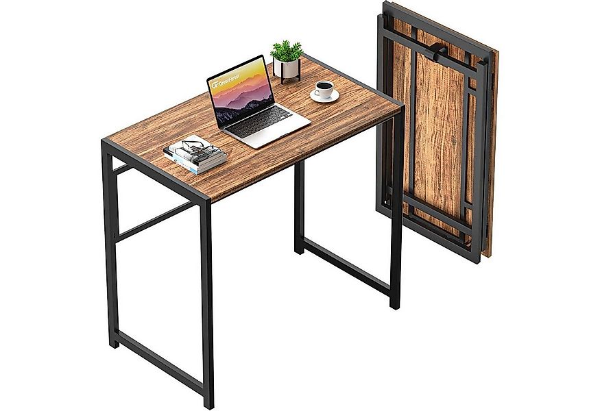 LuxusKollektion Klapptisch Kleiner Schreibtisch Klappbar 100x48cm Weiß Stab günstig online kaufen