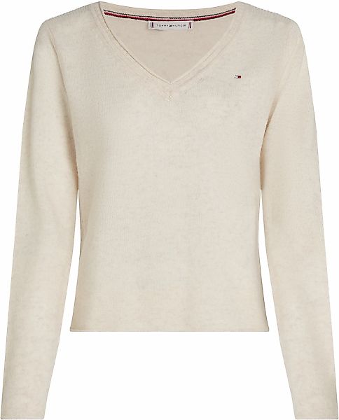 Tommy Hilfiger Strickpullover SOFT WOOL V-NK günstig online kaufen