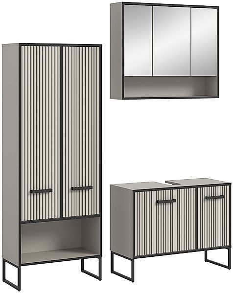 xonox.home Badmöbel-Set Badkombination Bagno, (3tlg. Set günstig online kaufen