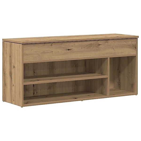 vidaXL Schuhbank Artisan-Eiche 102x30,5x45 cm Holzwerkstoff 859144 günstig online kaufen
