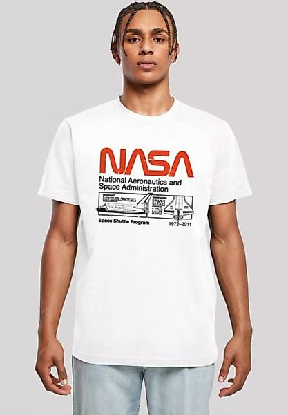 F4NT4STIC T-Shirt NASA Classic Space Shuttle White Herren,Premium Merch,Reg günstig online kaufen