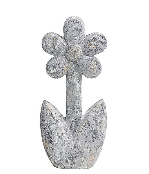 Dehner Gartenfigur Dekofigur Blume, in Steinoptik, Magnesia, grau, frühling günstig online kaufen