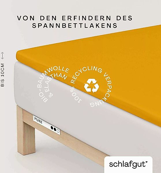 Schlafgut Spannbettlaken PURE TOPPER in Gr. günstig online kaufen