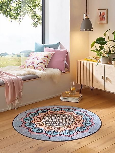wash+dry by Kleen-Tex Teppich »Harmony Pattern«, rechteckig, 7 mm Höhe günstig online kaufen