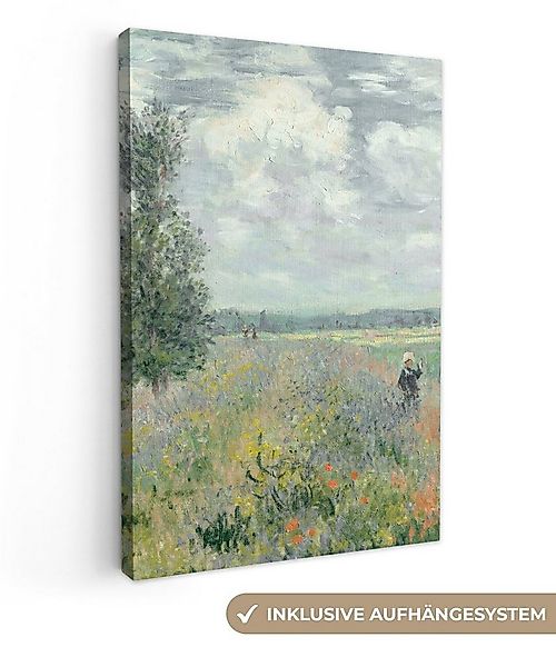 OneMillionCanvasses® Leinwandbild Claude Money - Mohnfelder - Kunst - Alte günstig online kaufen