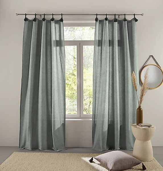 LeGer Home by Lena Gercke Gardine »Leger«, (1 St.), blickdicht, Bio-Baumwol günstig online kaufen