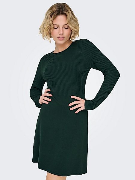 ONLY Minikleid ONLMISTY LIFE LS O-NECK RIB DRES EX KNT Viskosemischung, reg günstig online kaufen