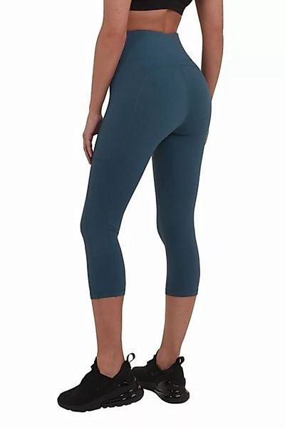 TCA Leggings TCA Damen Equilibrium Capri Leggings mit Seitentasche - Blau ( günstig online kaufen