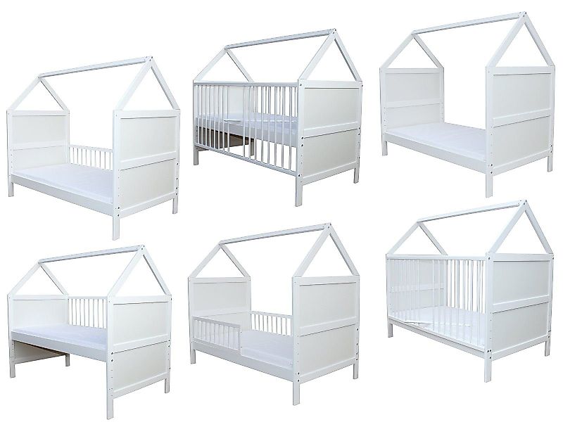Micoland Kinderbett Babybett Kinderbett Juniorbett Haus günstig online kaufen