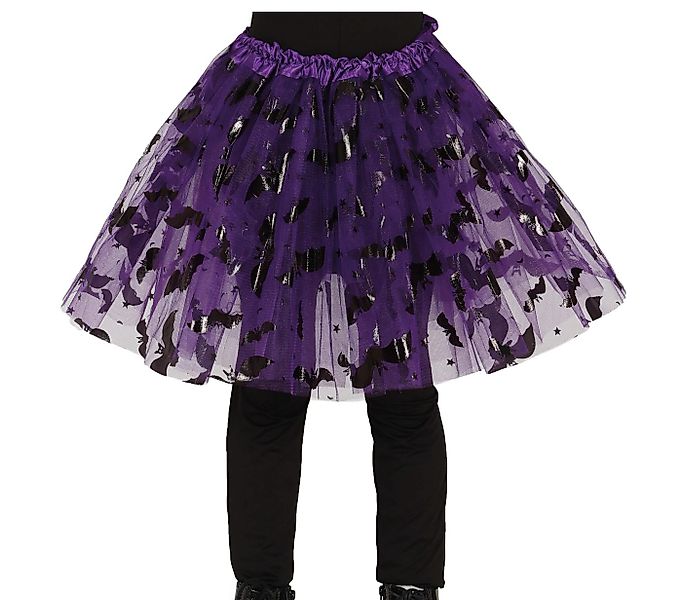 Fiestas Guirca Kostüm, Hexe Halloween Tutu Rock Orange Lila Fledermaus Desi günstig online kaufen