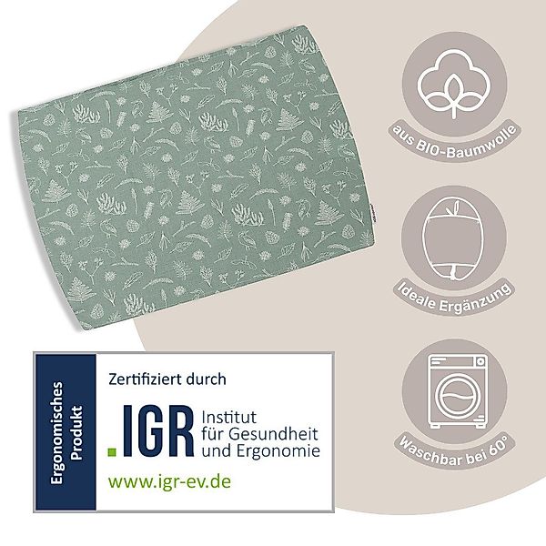 HOBEA-Germany Stillkissenbezug Baby Lagerungsbezug grau mit günstig online kaufen