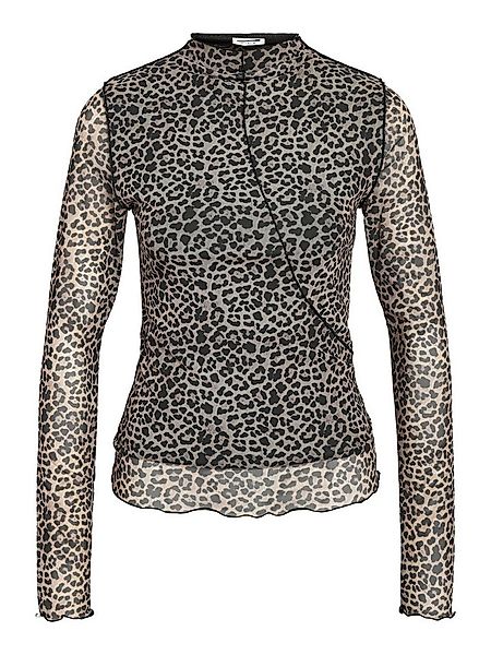 Noisy may Shirttop Blusentop High Neck Mesh Allover-Print NMSTEFFI L/S HIGH günstig online kaufen