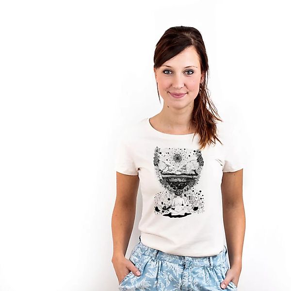 Mother Nature Mindset - Bioshirt Frauen Mit Print günstig online kaufen