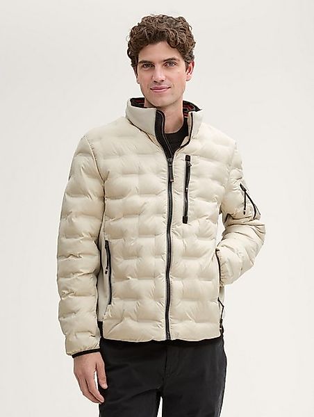 TOM TAILOR Outdoorjacke Hybrid Lightweight Steppjacke mit Kapuze im Stehkra günstig online kaufen