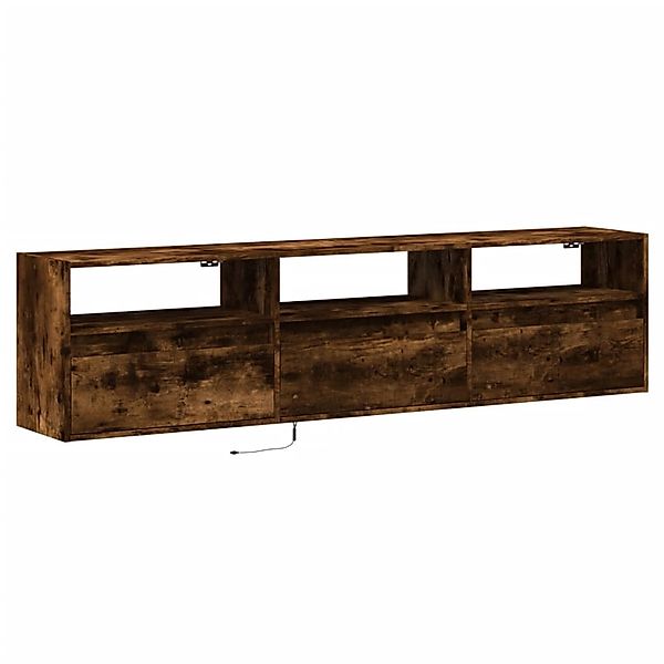 vidaXL TV-Wandschrank mit LED Räuchereiche 180x31x45 cm 3307944 günstig online kaufen