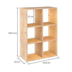 Astigarraga Kit Line Standregal Vollholz-Würfelregal - günstig online kaufen