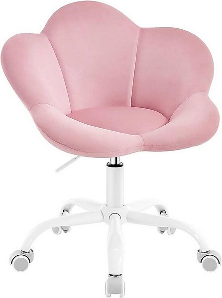 Woltu Schreibtischstuhl (1 St), ergonomisch, höhenverstellbar, Samt günstig online kaufen