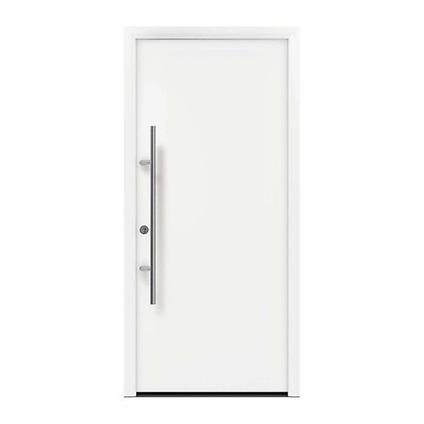 EcoStar Haustür Isopro Secur IPS 010 Verkehrsweiß 110 cm x 210 cm DIN L günstig online kaufen