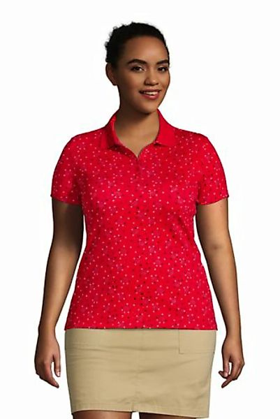 Supima-Poloshirt in großen Größen, Damen, Größe: 48-50 Plusgrößen, Rot, Bau günstig online kaufen