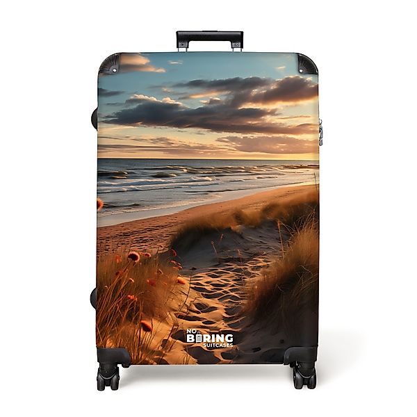 NoBoringSuitcases.com© Hartschalen-Trolley Strand mit Strandhafer 77 günstig online kaufen