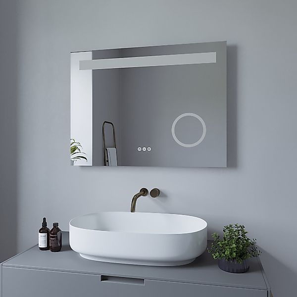 AQUABATOS Badspiegel Badspiegel LED mit Beleuchtung günstig online kaufen