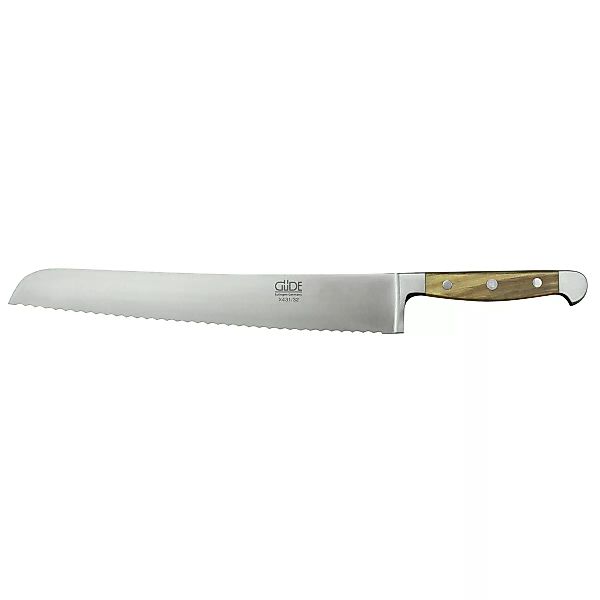 Güde Alpha Olive Brotmesser 32 cm - CVM-Messerstahl - Griffschalen Olivenho günstig online kaufen