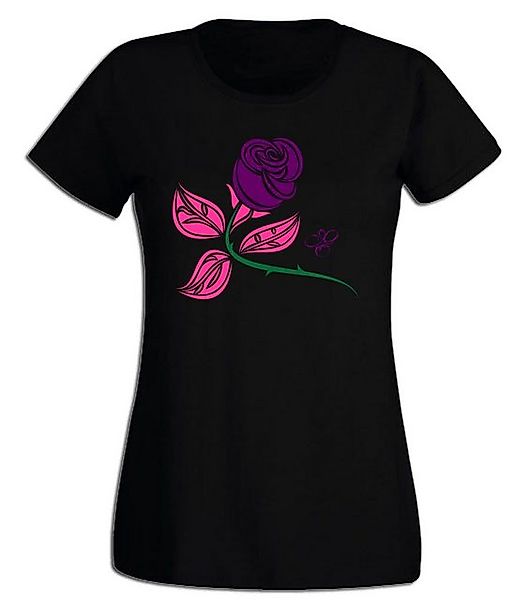 G-graphics T-Shirt Damen T-Shirt - Rose Pink-Purple-Collection, mit trendig günstig online kaufen