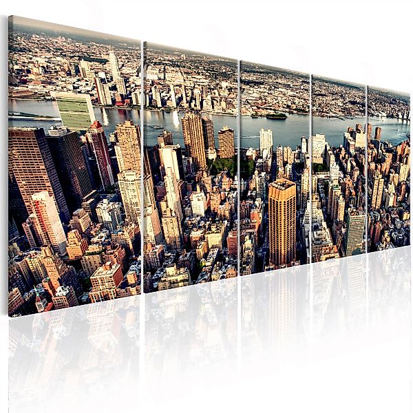Wandbild - Flight over New York günstig online kaufen
