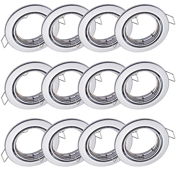 Oktaplex 12er Set Deckenstrahler Dijon Schwenkbar für LED-Module 50mm Spot günstig online kaufen